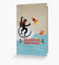 Krampus Greetings III Greeting Card