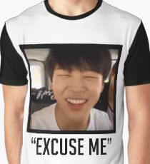 Jimin Excuse Me With Words Graphic T-Shirt