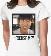 Jimin Excuse Me With Words Women's Fitted T-Shirt