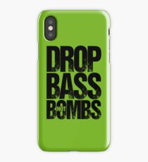 Drop Bass Not Bombs Pt. II iPhone Case