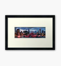 Chicago Blackhawks Skyline Framed Print