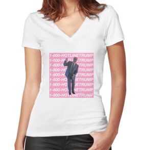 Women's Fitted V-Neck T-Shirt