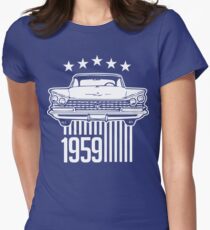 1959 Buick illustration Women's Fitted T-Shirt