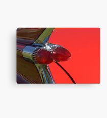 Cadillac Fleetwood Tailfins. Canvas Print