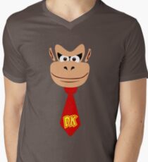 Monkey Kong Men's V-Neck T-Shirt