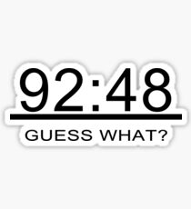 Pegatina Real Madrid 92:48