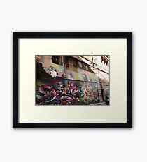 Laneways Framed Print