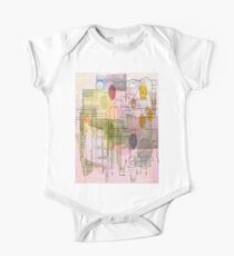 A Circle Amongst Squares One Piece - Short Sleeve