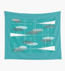 Mid-Century Space Age Ovals Wall Tapestry