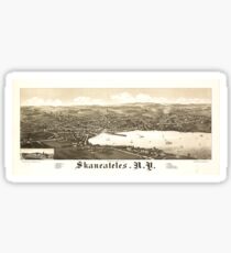 Panoramic Maps Skaneateles NY Sticker