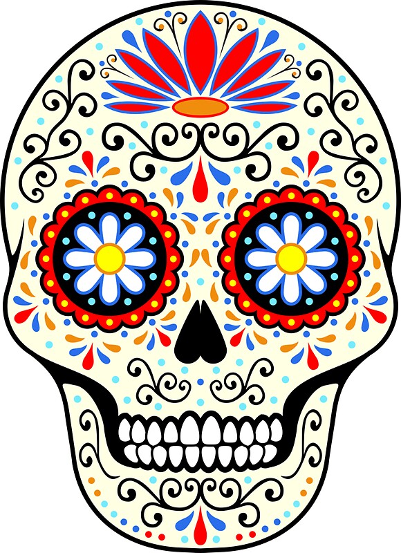 Sugar Skull: Stickers | Redbubble