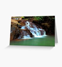 budrim waterfall Greeting Card