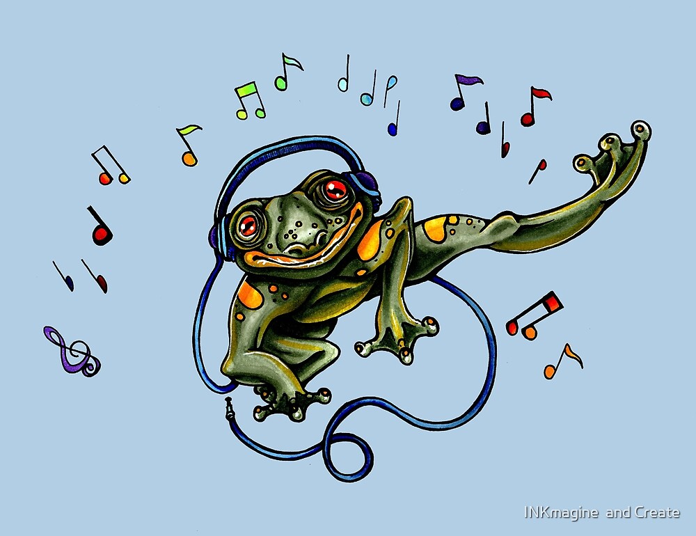 "Frog Dancer" by INKmagine and Create Redbubble