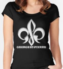 Georges St-Pierre Mixed Martial Arts GSP MMA UFC Champions Women's Fitted Scoop T-Shirt