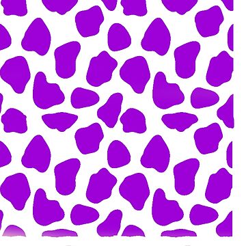 purple cow print! Leggings for Sale by victoriabr