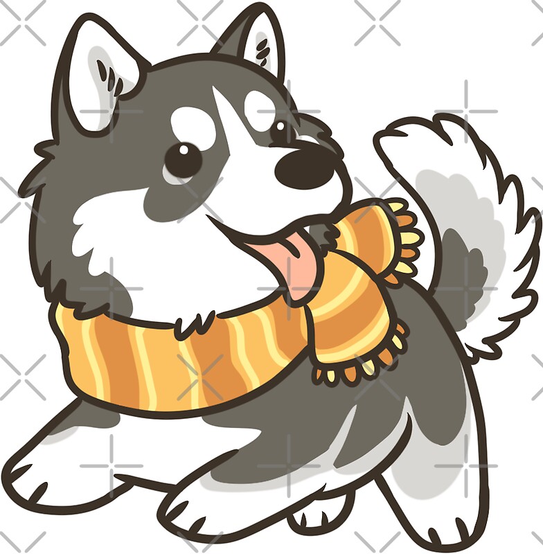 "Siberian Husky" Stickers by pawlove | Redbubble