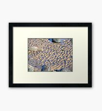 WESTWARD HO! beach patterns Framed Print