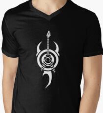 zakk wylde's gibson flying v bullseye tribal Men's V-Neck T-Shirt