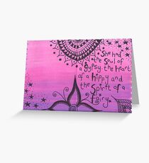 Soul of a Gypsy Greeting Card