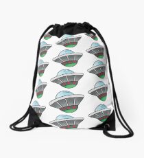 Unidentified flying object Drawstring Bag