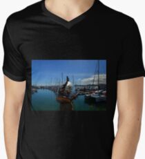 Fish out of water.....Fuerteventura Men's V-Neck T-Shirt
