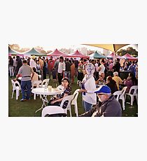 Crowd Scene Indian Festival South Perth Photographic Print