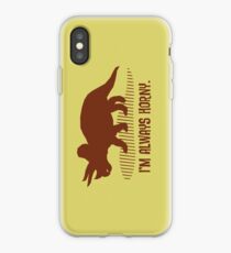 Triceratops is Always Horny. iPhone-Hülle & Cover
