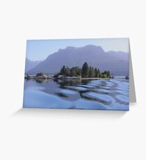 DIMPLED LAKE Greeting Card