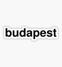 budapest Sticker