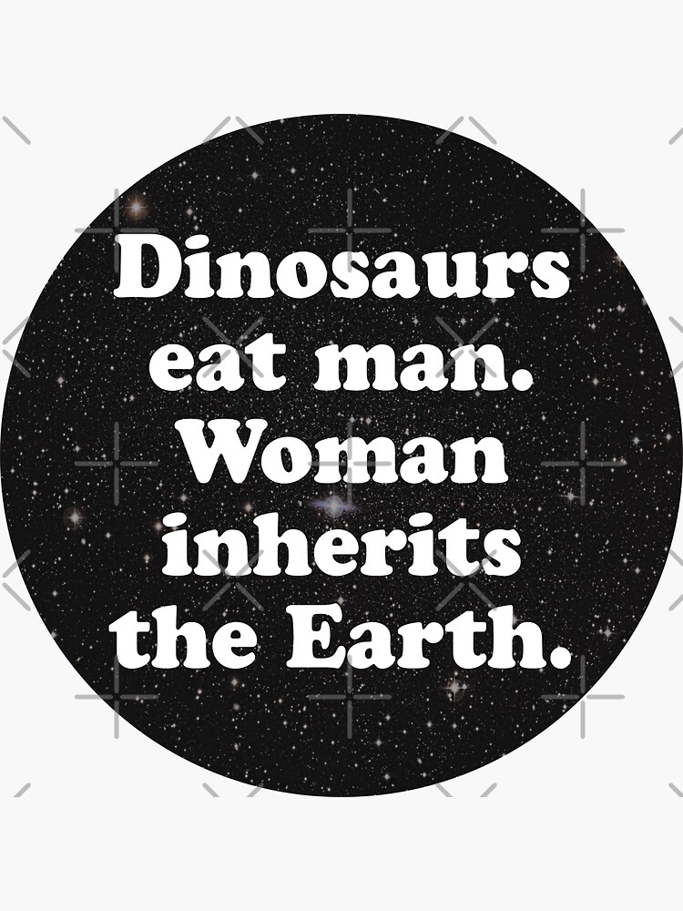 dinosaurs eat man