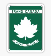 Nova Scotia, Trans-Canada Highway Sign Sticker