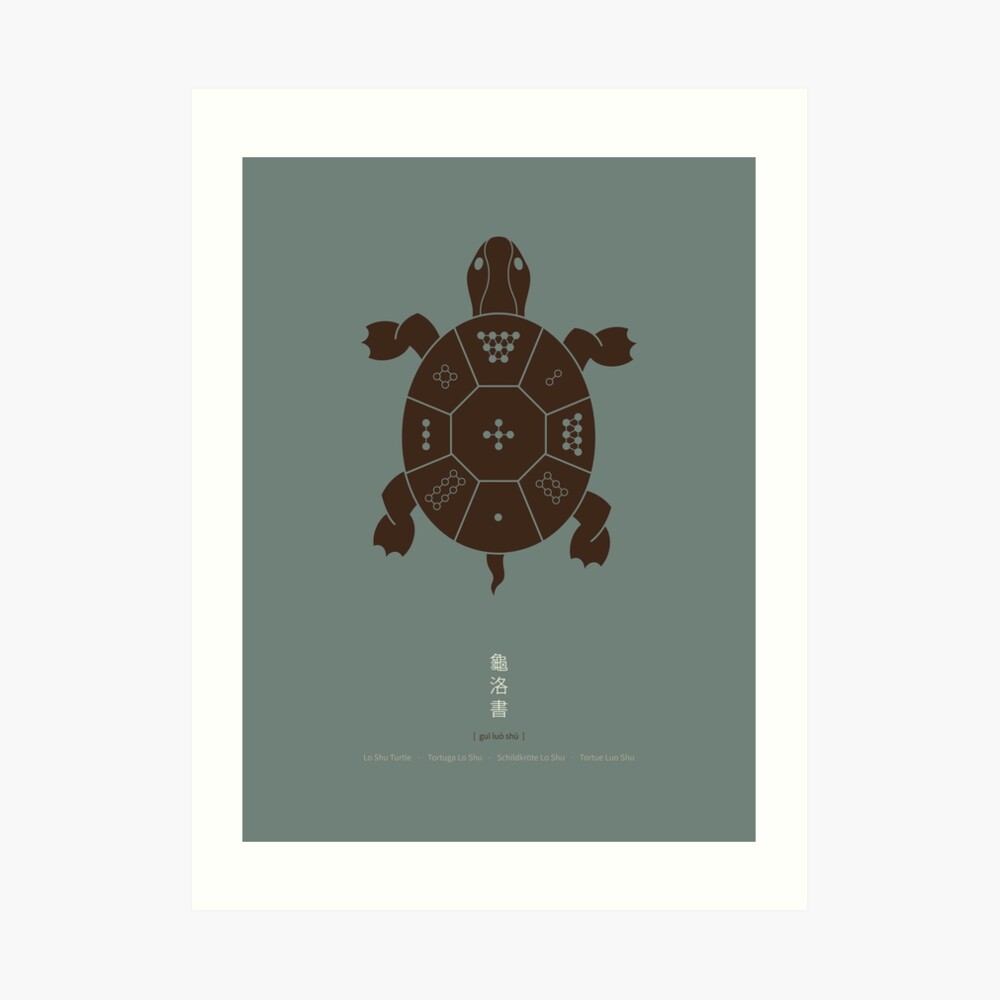 Lo Shu Turtle Art Print
