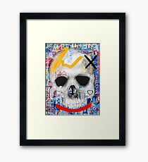 Lámina enmarcada Street Skull