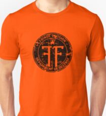 Fringe Division (dark print and stickers) Unisex T-Shirt