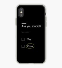 Bist du dumm? iPhone-Hülle & Cover