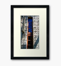 The Millard House. By Frank Lloyd Wright Framed Print