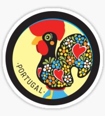 Symbols of Portugal - Rooster Sticker