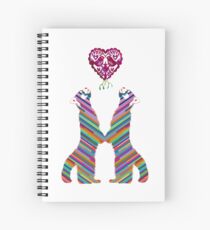 Festive red panda ♥ Spiral Notebook