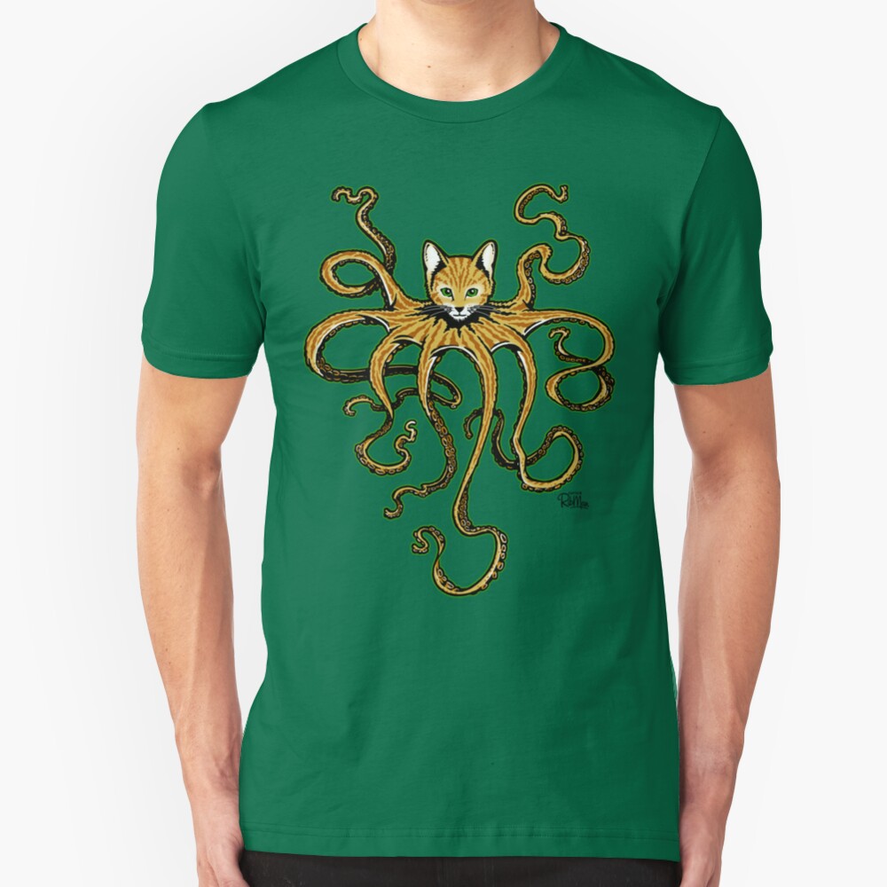 OctoKitty / Cathulhu Slim Fit T-Shirt