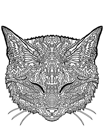 Download "Manx Cat - Complicated Coloring" Posters by complicolor ...