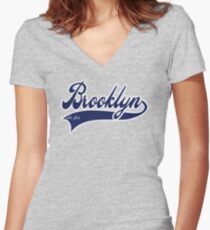 Brooklyn - New York Women's Fitted V-Neck T-Shirt