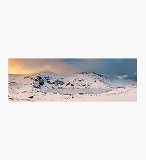 Winter finds Blue Lake, Kosciuszko National Park, NSW, Australia Photographic Print