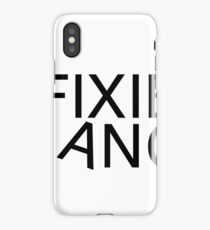 Fixie gang black iPhone Case/Skin