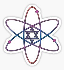 Nuclear Star Of David Sticker
