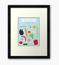 Vegetables Framed Print