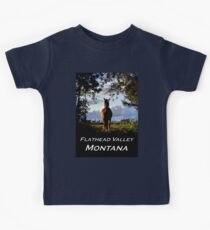 Equine, Evergreen Montana Kids Tee