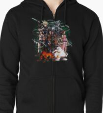Final Fantasy VII - Collage Zipped Hoodie