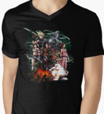 Final Fantasy VII - Collage Men's V-Neck T-Shirt