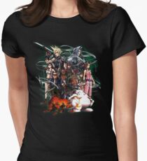 Final Fantasy VII - Collage Women's Fitted T-Shirt