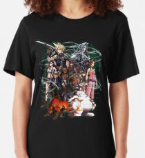 Final Fantasy VII - Collage Slim Fit T-Shirt
